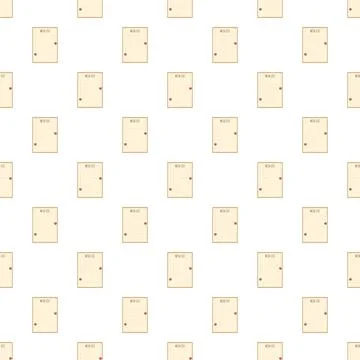 Wish list documents creating seamless pattern background Stock Illustration