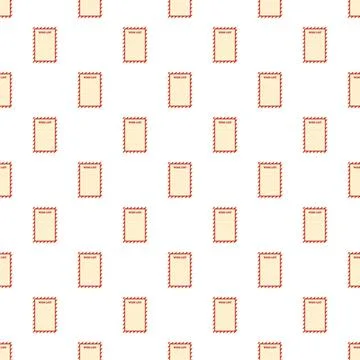 Wish list paper notes seamless repeating pattern Stock Illustration