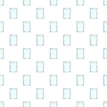 Wish list paper pattern on white background Stock Illustration