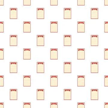 Wish list papers forming a seamless pattern background Stockillustratie