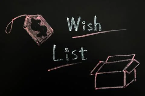 Wish list Stock Photos