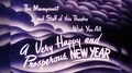 Wishing You A Happy Prosperous New Year Vintage Movie Theater Film Title Retro 4k or 4k+ Resolution