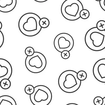 Wishlist icon in flat style. Like document vector illustration on white isola 스톡 일러스트