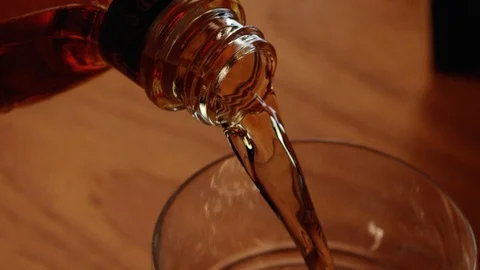 Wiskey Pour GT0771 Video stock 122604871