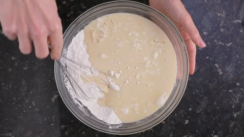 Wisking Ingredients Video stock 120301324