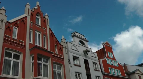 Wismar, time laps Stock Footage 7138377
