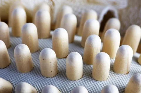 Wisp of bast background Stock Photos