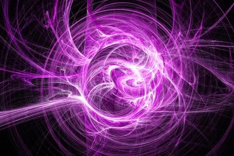 Wisps of colored smoke. Stock Illustration