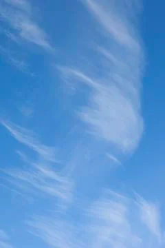 Wispy cloud background Stock Photos