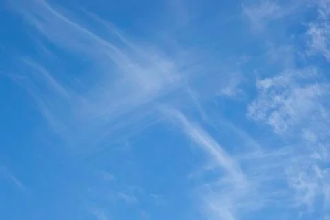 Wispy cloud texture Stock Photos