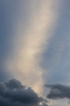 Wispy Clouds in a Blue Sky Stock Photos