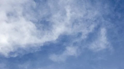 Wispy Clouds in a Blue Sky Stock Photos