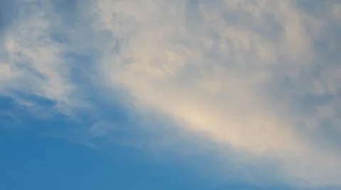 Wispy Clouds in a Blue Sky Stock Photos