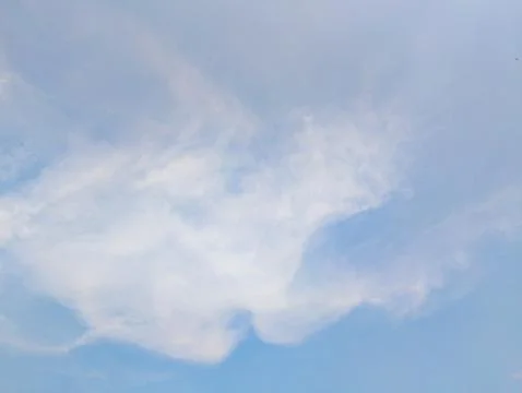 Wispy Clouds: A Serene Sky Scene Stock Photos