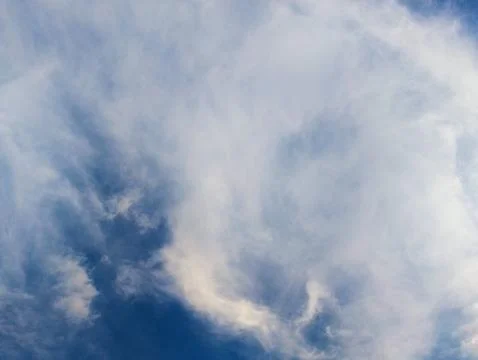 Wispy Clouds: A Serene Sky Scene Stock Photos