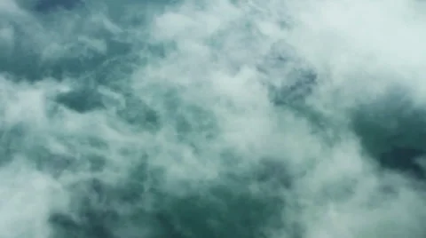 Wispy Clouds From a Small Plane Stock Footage 39566288