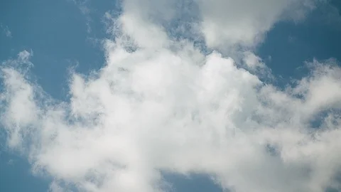 Wispy Clouds Time-Lapse over Blue Sky Video stock 93525726