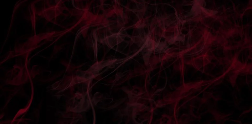 Wispy Red Smoke Texture Overlay Stock Illustration