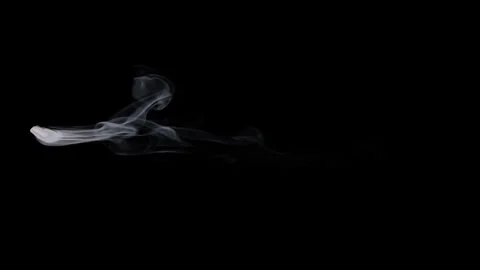 Wispy Smoke Rising Seamless Loop Stock Footage 259211700