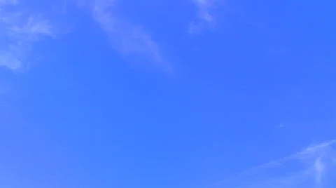 Wispy Time Lapse Clouds Stock Footage 842918