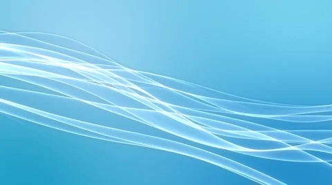 Wispy waves against blue, loop Video stock 1806612