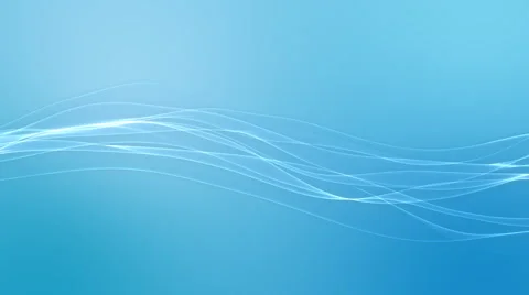 Wispy waves against blue, seamless loop Stock-Footage 1106945