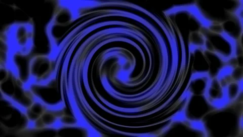 Wisted Blue Clouds: Dramatic Futuristic Background Video stock 244778427