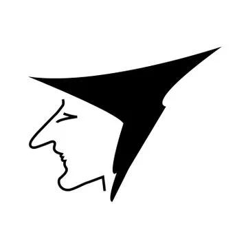 Witch- abstract drawing  Stock Illustration