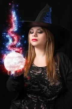 Witch and magic Stock Photos
