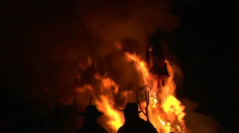 Witch burn 01 Video stock 20604002