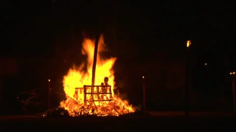 Witch burn 04 Stock Footage 20604060