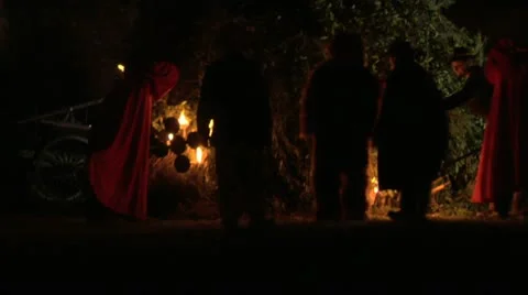 Witch burn execution 03 Stock Footage 20604692