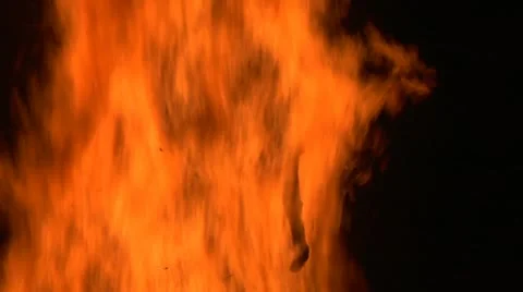 Witch burn slow 03 Stock Footage 20604867