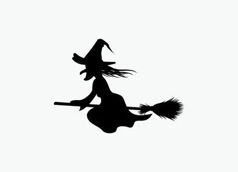 Witch character vector Stock Illustration