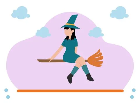 Witch Concept Illustration Stock Illustration