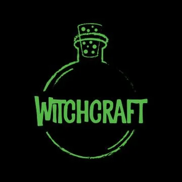 WITCH CRAFT LOGO VECTOR Stock Illustration