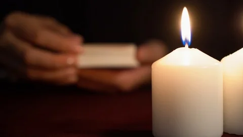 A witch is fortune teller shows tarot card: King of Swords. Occult concept. Stock Footage 117805482