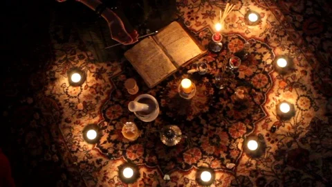 Witch for Halloween Stock Footage 92362533