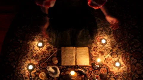 Witch for Halloween Stock Footage 92363019