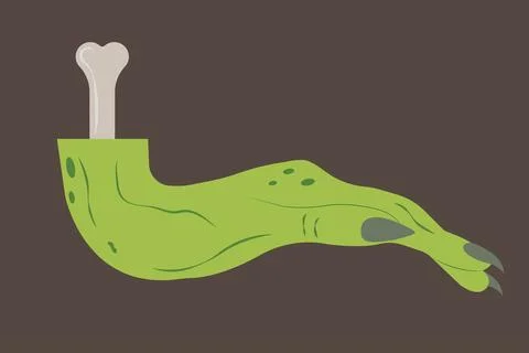 Witch Hands on brown background. Vector 스톡 일러스트