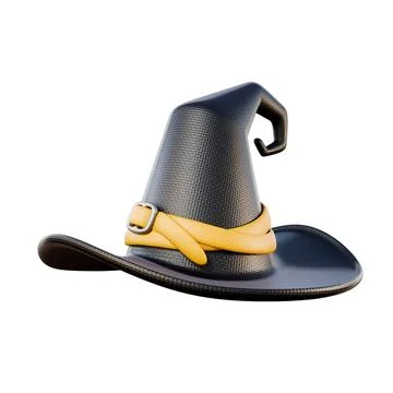 Witch hat 3D Stock Illustration