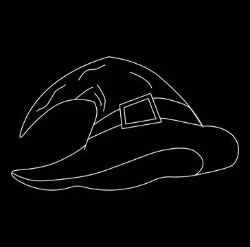 Witch hat icon design Stock-Illustration