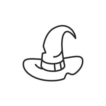 Witch Hat Icon Stock Illustration