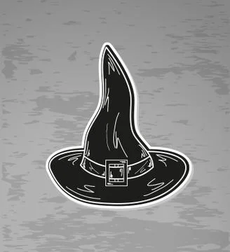 Witch hat Stock Illustration
