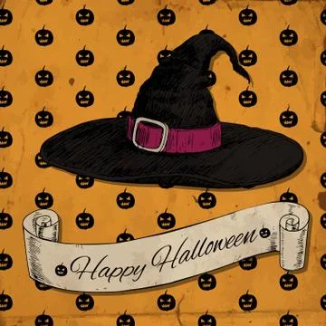 Witch hat Stock-Illustration