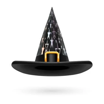 Witch hat Illustrazione stock