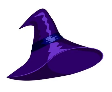 Witch hat isolated Stock Illustration