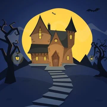 Witch House Stock-Illustration