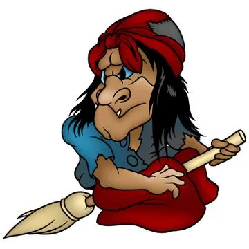 Witch Stock Illustration