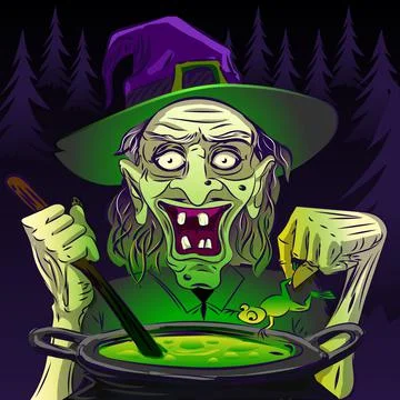 Witch Stock Illustration